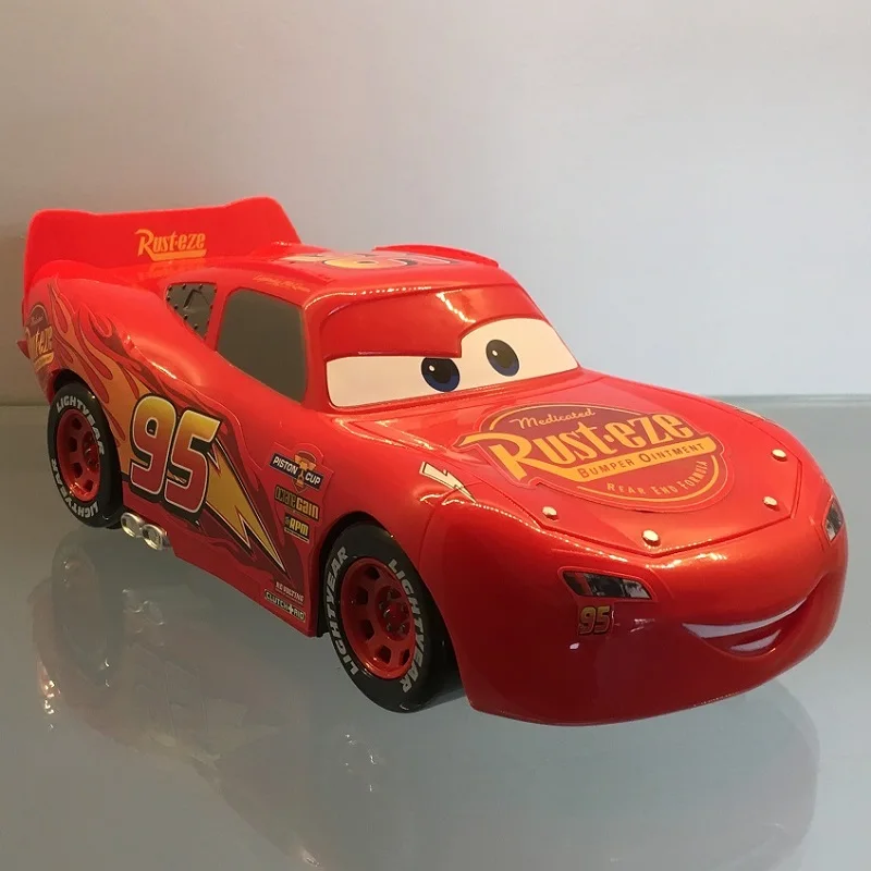 

Disney Pixar Cars 22cm Manual energy storage toy car 1:20 Plastic Emulational Model Toy car lightning McQueen Storm Jackson Cruz