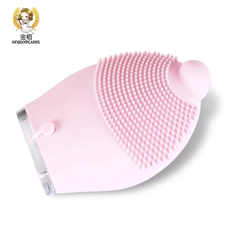 Electric Facial Cleansing Brush Waterproof Face Skin Scrub Massager Silicone Vibration Scrubber Pore Clear Blackhead Remover