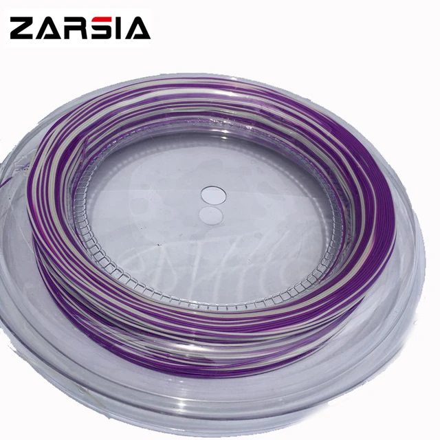 1 Reel Zarsia Purple-white Badminton String (reel)200m Strings For