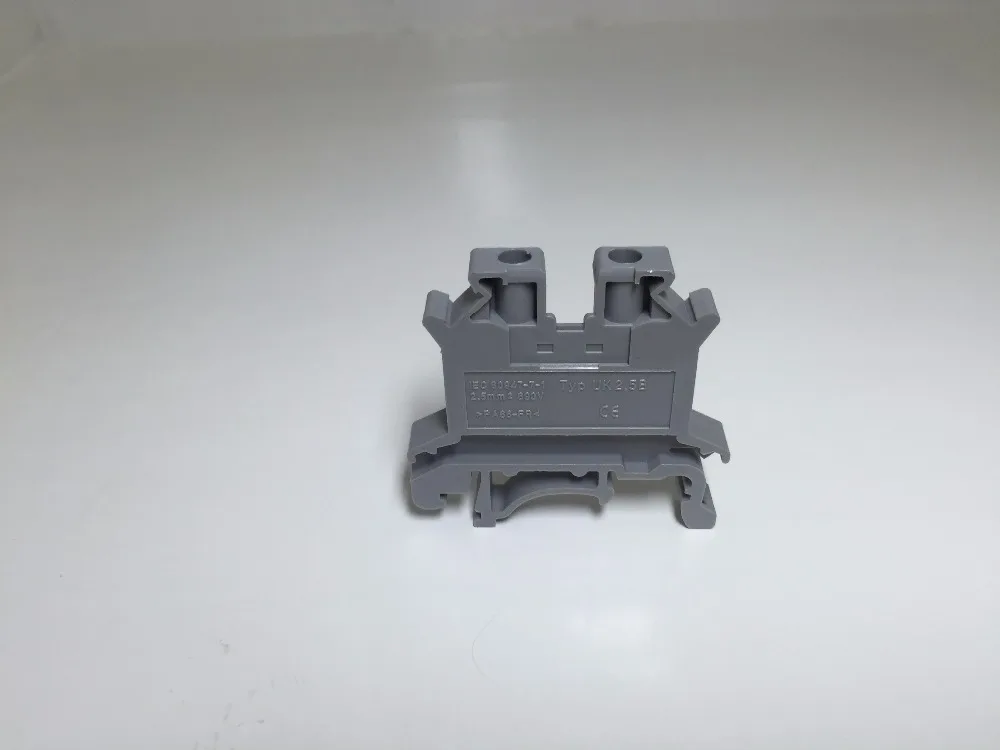 100pcs Terminals UK2.5B/UK-2.5B/UK 2.5B Universal DIN rail type Terminal Block Connector | Обустройство дома