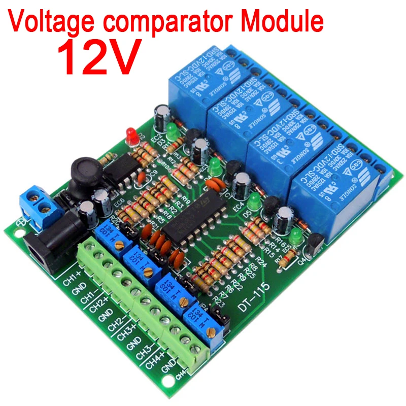 Купить 12В напряжение компаратора модуль реле управление commuter 4 ...