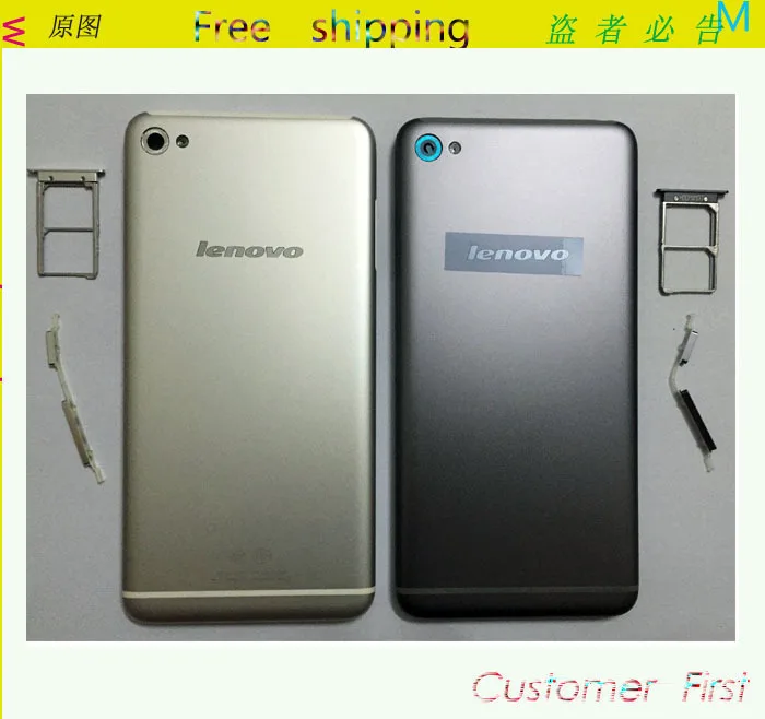 Original Metal Material Rear Housing Back Battery Back Cover Case For Lenovo S90 Housing sim card