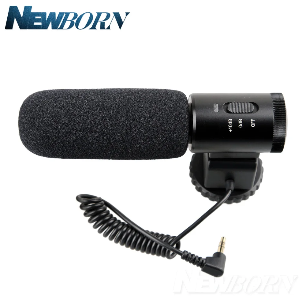 MIC 02 Professional для Nikon D7500 D7200 D5600 D5500 D5300 D3300 D810 D750 D500 D5 D4|Микрофоны| |