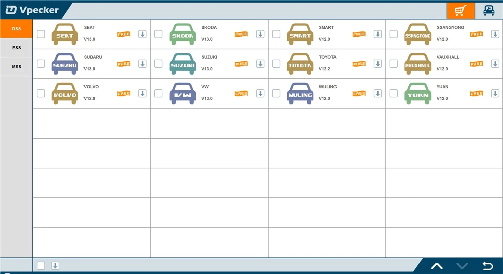 Vpecker Easydiag OBD2 Wifi V11.9 новейший OBD 2 Автомобильный сканер+ 8 дюймовый Windows 10 Vpecker планшет ODB 2 Автосканер