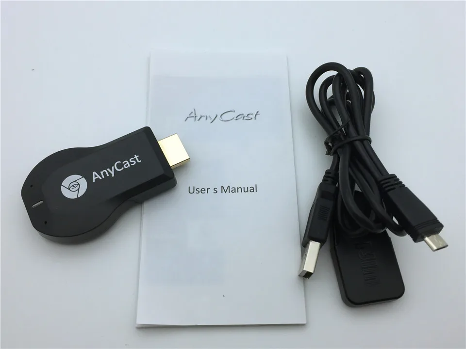 Slimy Anycast M2 Plus 1080P беспроводной WiFi Дисплей ТВ ключ приемник ТВ-палка хромированный литой DLNA Miracast Airplay для Windows PC