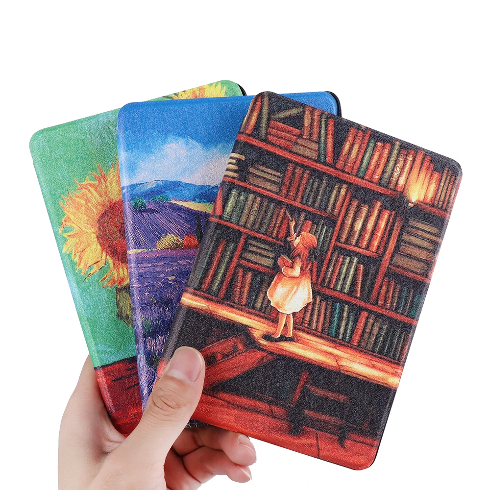 

Fashion Magnetic PU Leather Protective Cover Ultra Slim Smart Case For Amazon Kindle Paperwhite 1/2/3