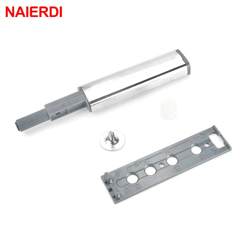 Magnetic Cabinet Catches Door Catches Cabinet Door Stop Cabinet Door Buffer NAIERDI Door Stopper Cabinet Catches Stainless Steel Push to Open Touch Damper Buffers Soft Quiet Closer Furniture Hardware