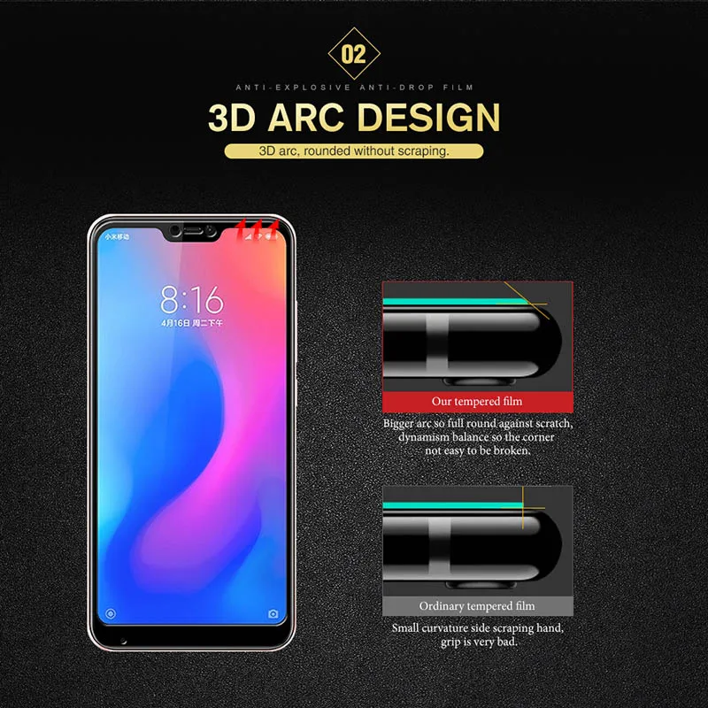 Закаленное стекло Soaptree для Xiaomi Redmi 5 5A 6A 4X 4A 4 защитная пленка экрана Mi A2 Lite 5S Max 2 Note 3