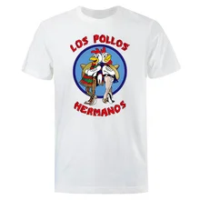 Camisetas de moda para hombre, camiseta Hermanos de LOS POLLOS, camiseta de manga corta para hombre, camisetas Hipster de gran oferta 2019