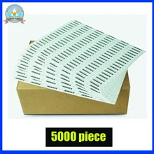 5000 шт eas 58Khz охранная этикетка, косметическая Противоугонная DR этикетка со штрих-кодом, одноразовый ярлык для супермаркета DHL