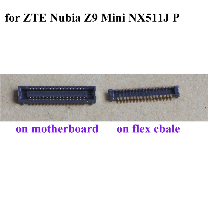 5 шт. FPC Разъем для ZTE nubia Z9 mini Z9mini nx511j ЖК-экран на материнской плате | Мобильные