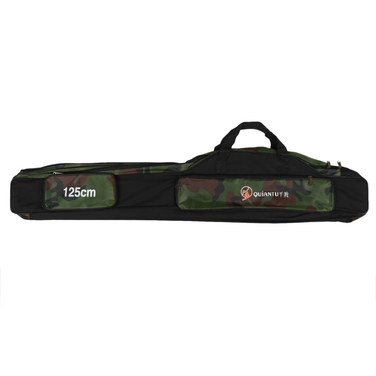 

Fishing Bags 2 Layer Multifunctional Fishing Rod Reel Lure Canvas Pole Storage Case 125Cm Carp Fishing Tackle