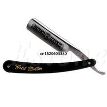 Kemei Pro Gold Dollar бритва складной нож для бритья волос 66 прямой край Парикмахерская бритва Новинка