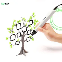

3D pens dewang 3rd 3D Tekening Printer Pen met filament Beste voor Kids Kind 3D Schilderen Verjaardagscadeau aanwezig