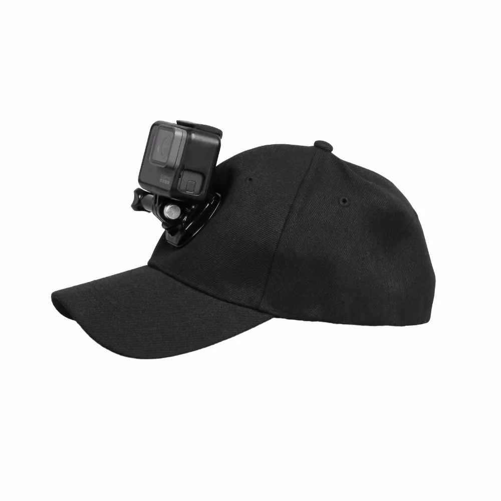Nylon Baseball Cap Tripod+Quick Release Buckle Head Mount for Gopro Hero 5433+Sjcam Xiaomi Yi Hat Cap Gopro Accessories  (3)