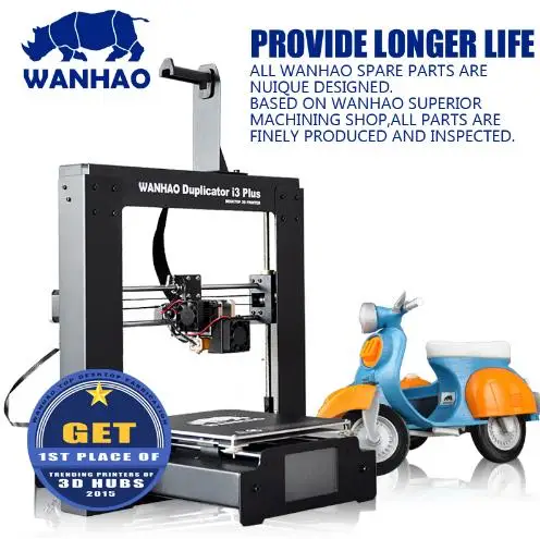 Wanhao 3D Printer Duplicator I3 PLUS Steel Frame Desktop 3D printing