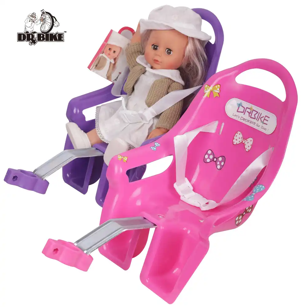 baby doll seat for child's bike