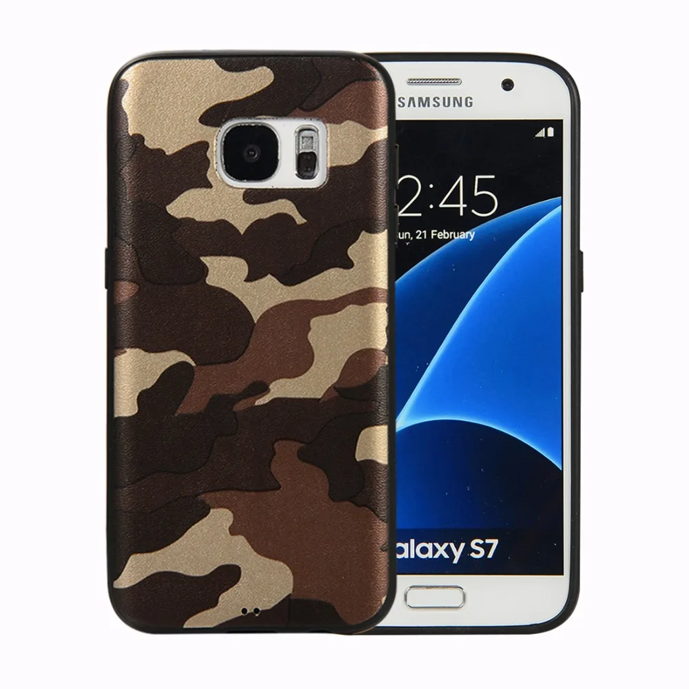 

New Army Green Soft TPU Silicone Cover For Samsung Galaxy S7 Mobile Shockproof Back Case For Samsung S7 Fundas