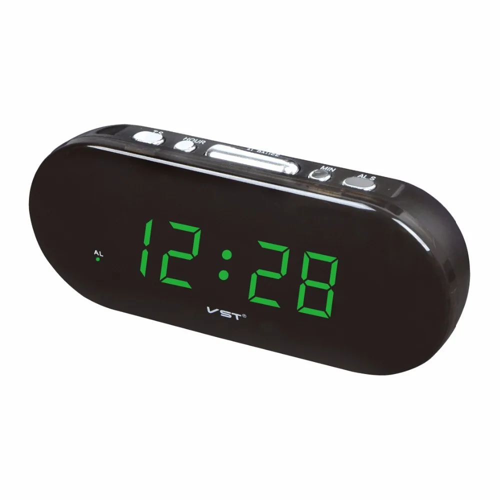 VST Electronic LED light luminous alarm clock children ...