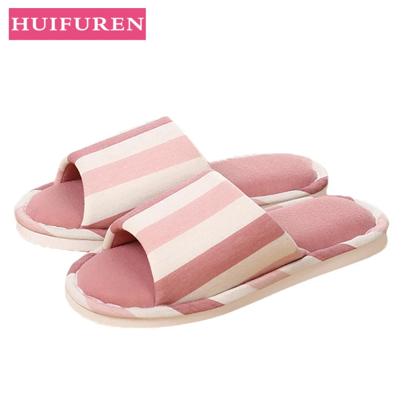 

2018 style summer spring autumn couple slippers home flax wood floor slippers, slippers, moon soft bottom cotton towing