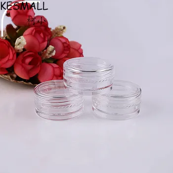 

KESMALL 100PCS 3g Clear Color Empty Concealer Case DIY BB Cream Container Paste Cosmetics Make Up Holder Accessories CO472