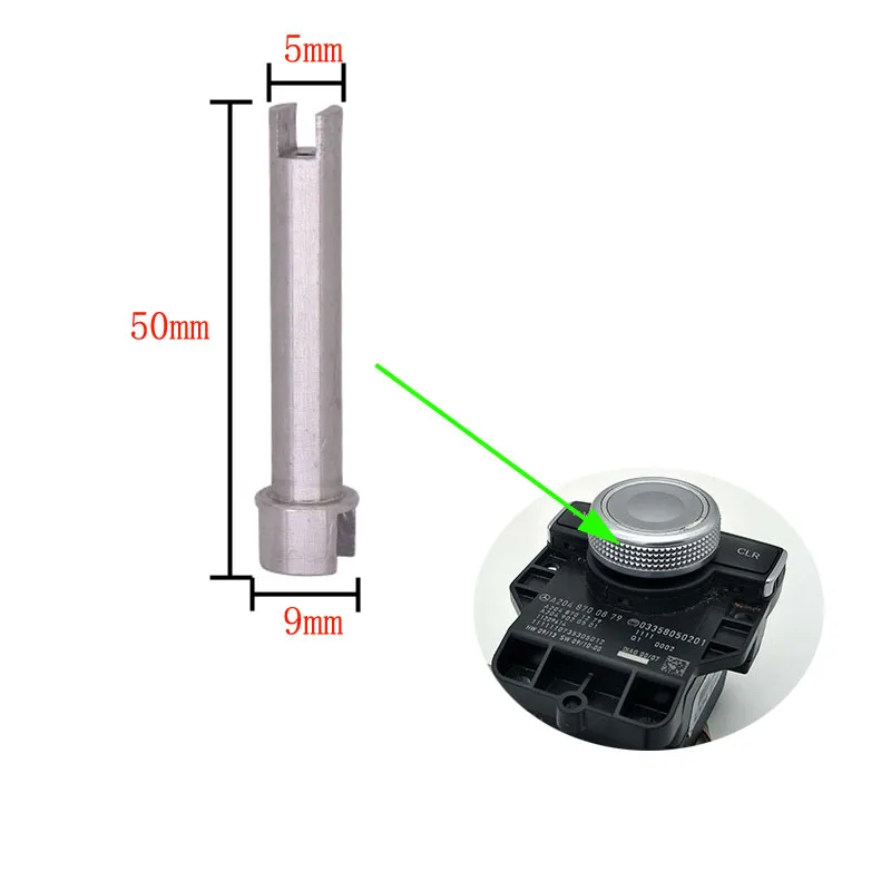 

1PC Repair Shaft Axis Aluminum alloy for Mercedes benz E Class C Class W204 W212 GLK300 Knob Comand Controller