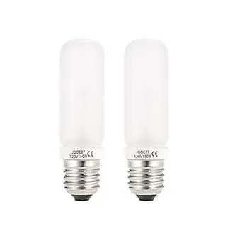 

JDD Type Frosted Halogen Light Bulb, E26/E27, 4 Pack 150W for godox flash light camera flash light bulb