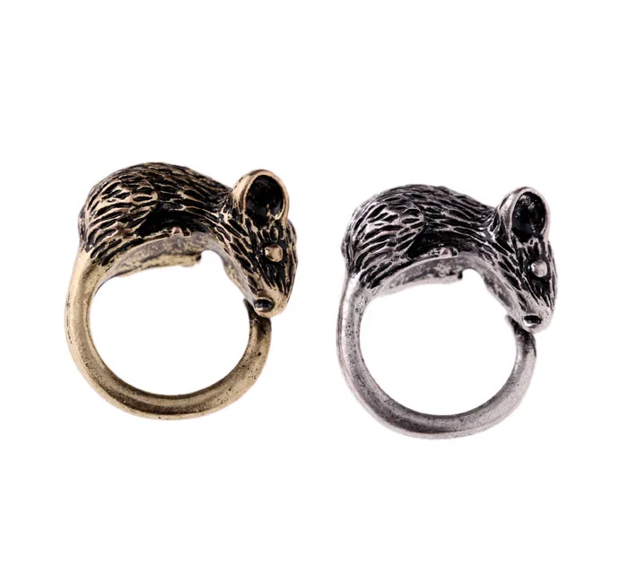 

Fashion Antique Metal Mouse Ring