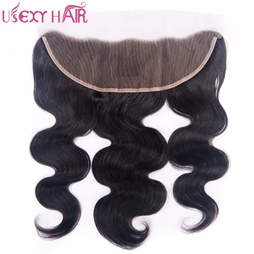 USEXY HAIR Body Wave Hair With Frontal Brazilian Hair Weave 3 Bundles With Lace Frontal Closure 13x4 Remy Human Hair Weft USEXY HAIR Body Wave Hair With Frontal Brazilian Hair Weave 3 Bundles With Lace Frontal Closure 13x4 Remy Human Hair Weft