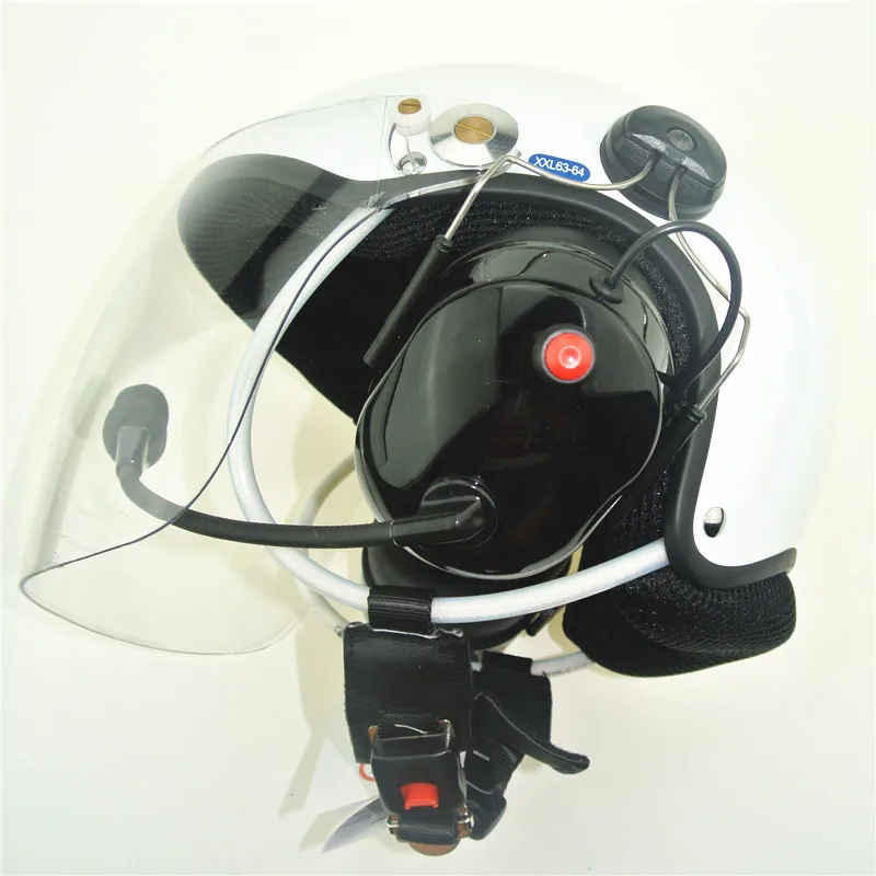 Noise cancel Paramotor helmet EN966 standard half face Paramotor helmet free shipping