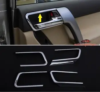 

Chrome Interior Door Handle Cover Trim Frame For Toyota Prado FJ150 2010-2018