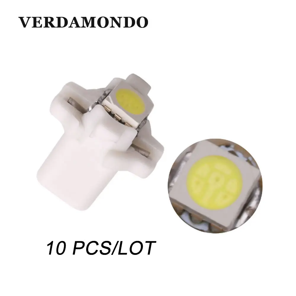 10 шт. B8.3D 1 светодиодный 5050 SMD T5 автомобиль приборной панели потепления индикатор