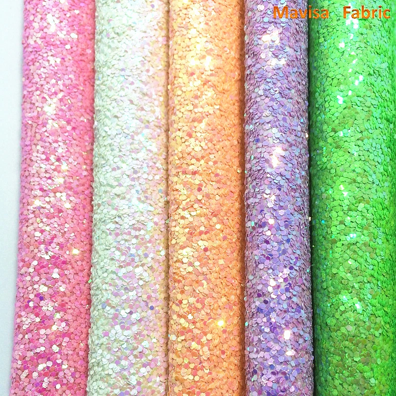 

1PCS A4 SIZE 21X29cm Synthetic Leather, Artificial Leather, Chunky Glitter Fabric For Bow DIY handbags shoes MK060