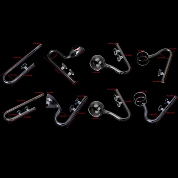 

Aquarium Planted Glass Outflow Inflow Lily Pipe 13mm/17mm Tube With Suction Cup W215