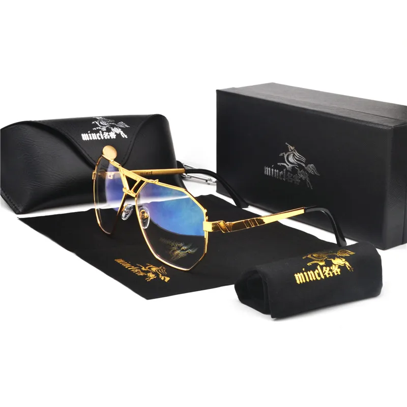 Квадратные Солнцезащитные очки больших размеров для женщин и мужчин, винтажные квадратные солнечные очки в стиле хип-хоп и панк, металлические брендовые дизайнерские женские модные очки FML