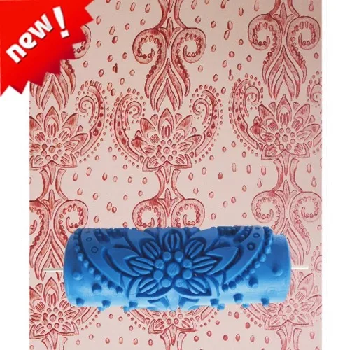 5 дюймовый резиновый ролик для украшения стен рисования &quotDIY Diatom Mud Art Paint
