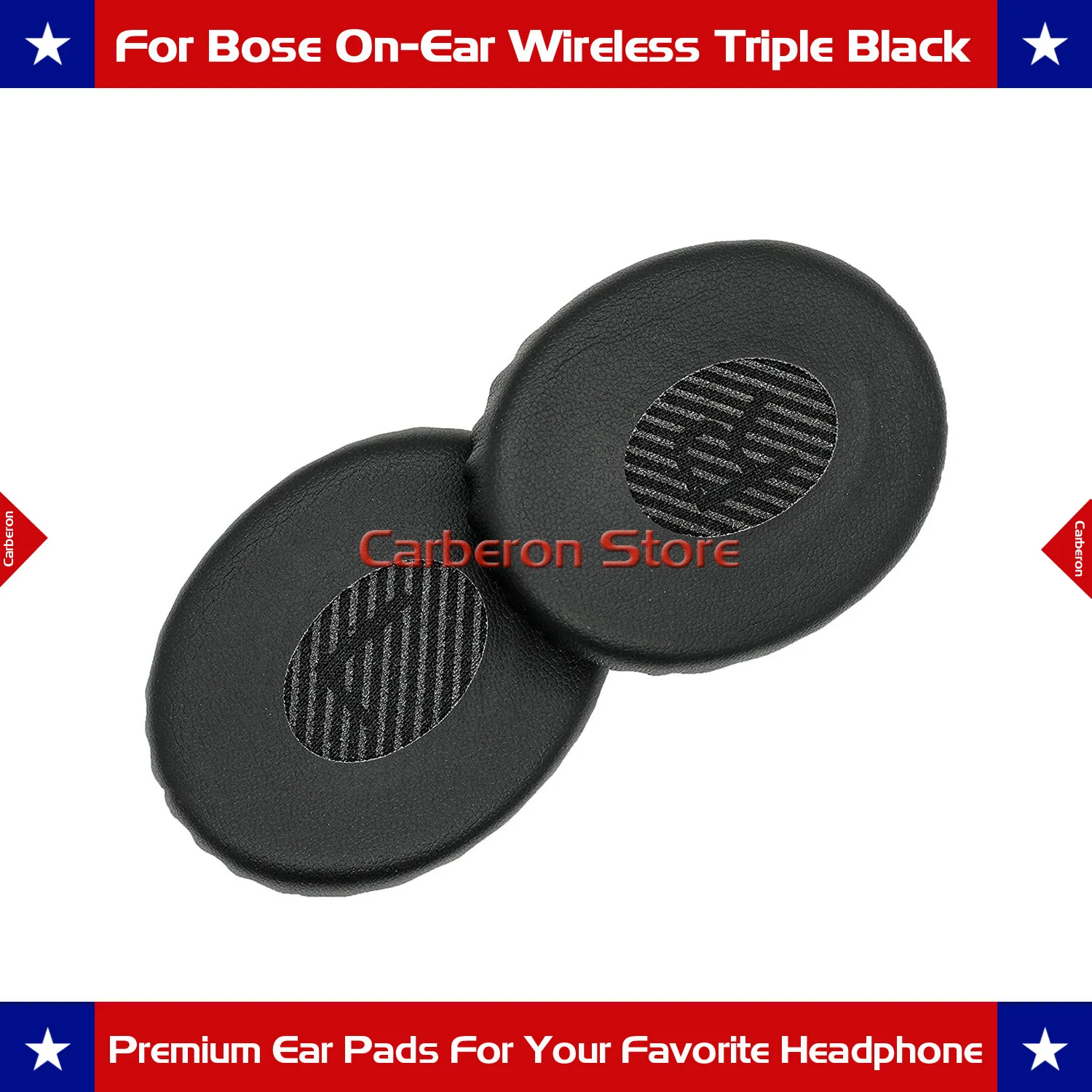 

Carberon replacement Ear Pad Ear Cushions for Bose On-Ear Wireless Triple/SoundTrue On-Ear(OE)/On-Ear 2(OE2) Headphones(Grey LR)