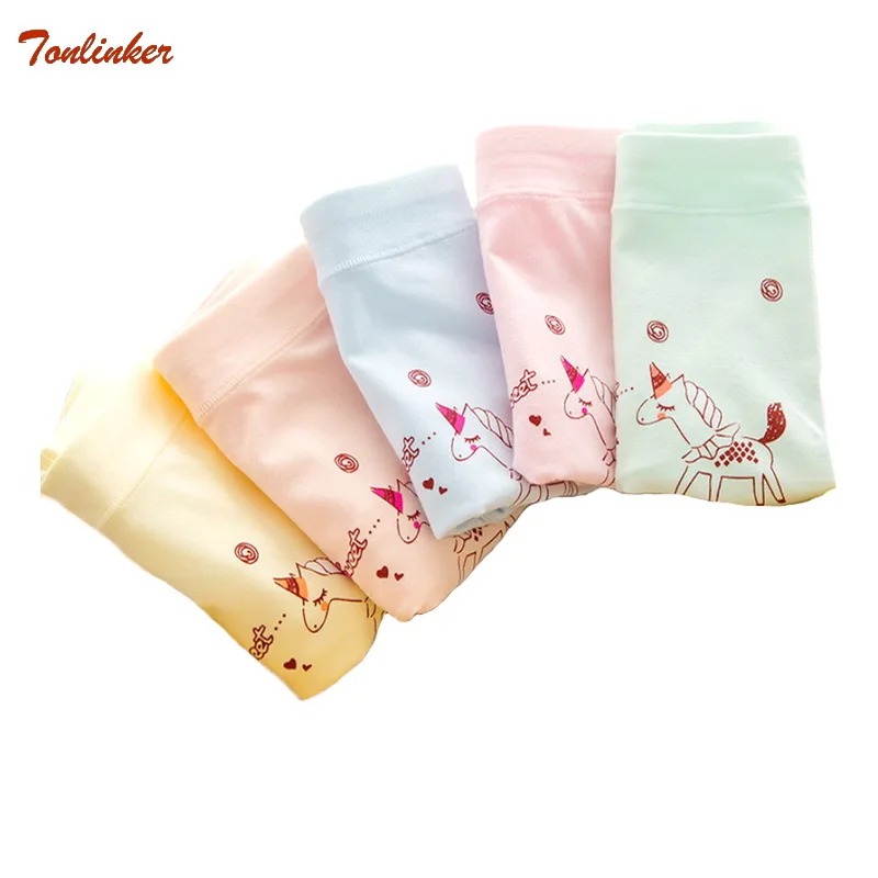 

Kids Underpants Briefs Girls Unicorn Underwears Panties Infant Briefs Shorts Cotton Cartoon Teenagers Underwears 1-10T