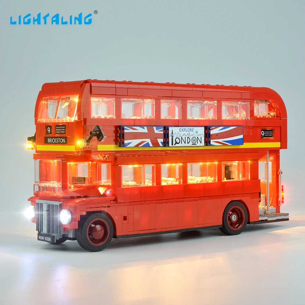 

Lightaling Light Set For 10258 Creator London Bus LED Lighting Kit Compatible With 21045 1266 10775 (NOT Include The Model)