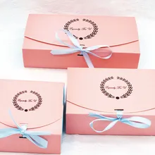 3 Размеры коробка для торта, печенья посылка хлебобулочные посылка коробка для свадебного подарка 100 шт./лот