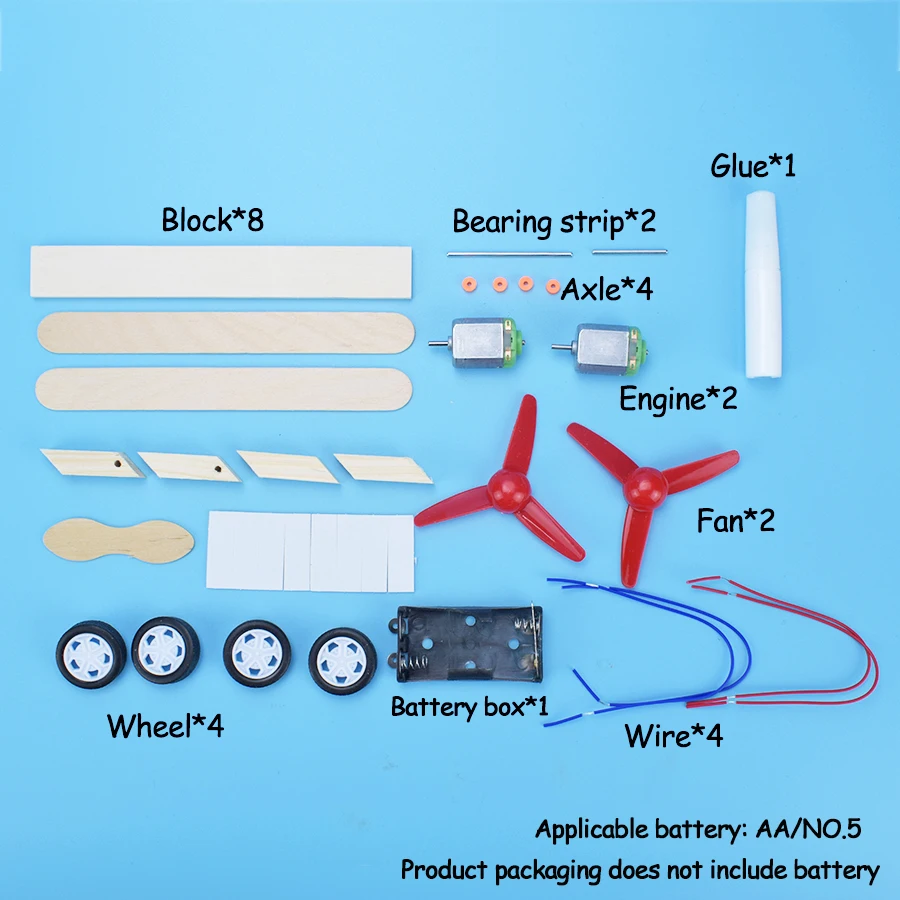 Электрический двойной пропеллер планер DIY Модель Набор Игрушки для мальчиков наука дети творческая физическая игрушка ручной работы деревянная пластиковая модель