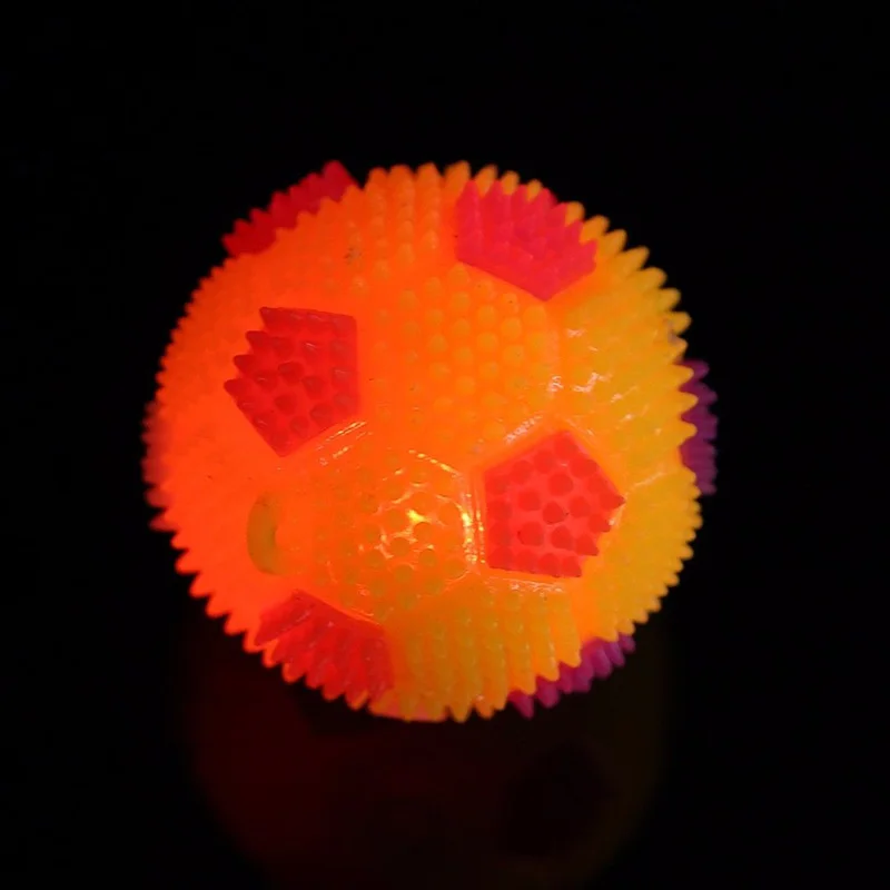 1XBouncing Ball футбольная Игрушка снятие стресса для детей Pet пластиковый светодиодный светильник