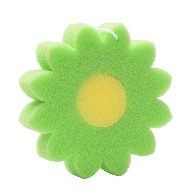 2019 Bath Sponge Flower Shaped Comfortable Cute Body Sponges Scrubbers for Kids Body Cleansing