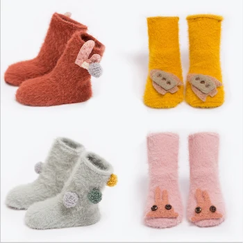 

winter socks baby boy sock warm new born baby girl socks for newborns infant indoor sock bebe slipper newborn foot wear unisex