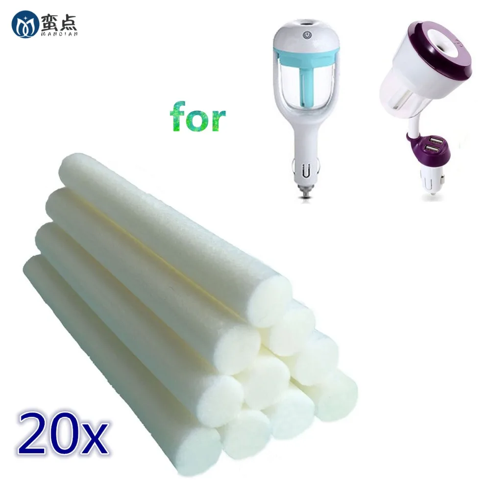 20pcs/Pack Car Humidifiers Diffuser Replacements Absorbent sponge