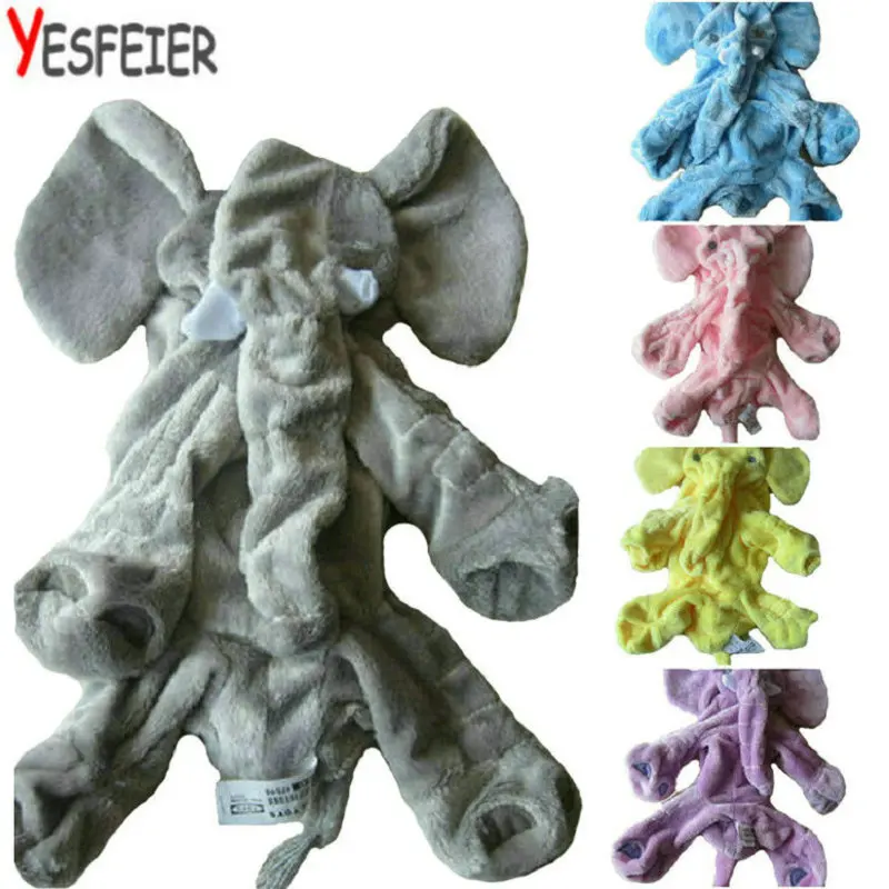 Prezzo 60 cm in Pelle di Elefante Peluche Molle Del Giocattolo Farcito Del Bambino Giocattolo Per Bambini Anminal Grande Formato Placare Sonno Del Bambino Cuscino Del Bambino La Calma bambola Regalo Per Il Bambino