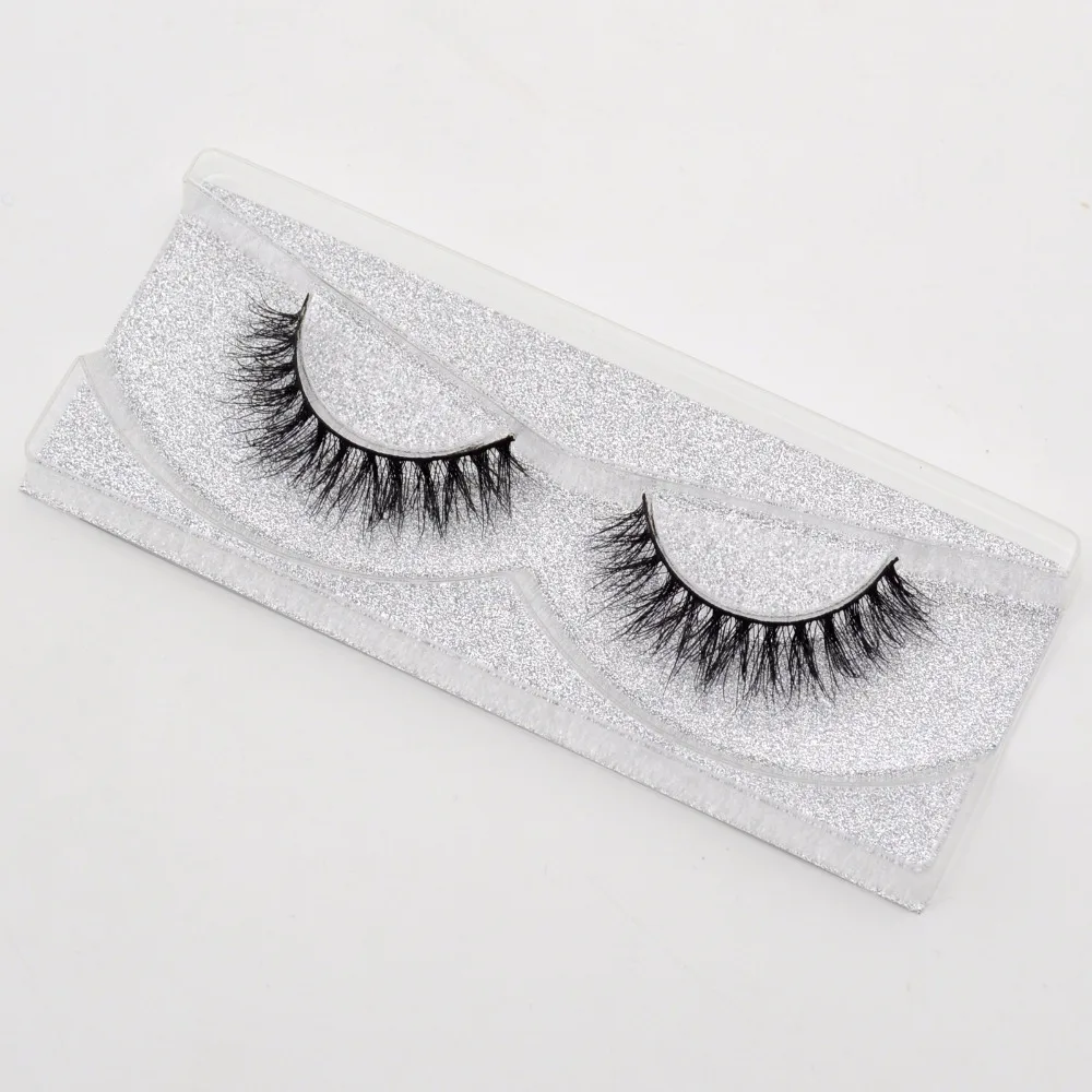 Visofree False eye lashes handmade natural make up 1 pair False eyelashes sexy Extension for Beauty Makeup 3D Mink Lashes A03