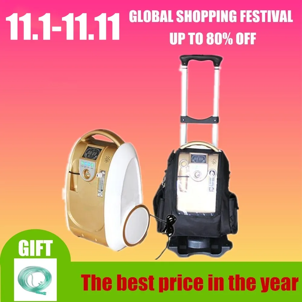Battery Portable Oxygen Concentrator with carry bag Oxygen therapy For Healthcare Care