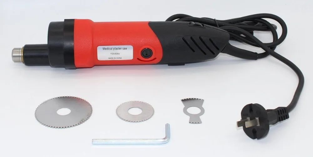 CE 110 V/220 V красная медицинская литая пила, литой резак ортопедическая гипсовая пила высокого качества