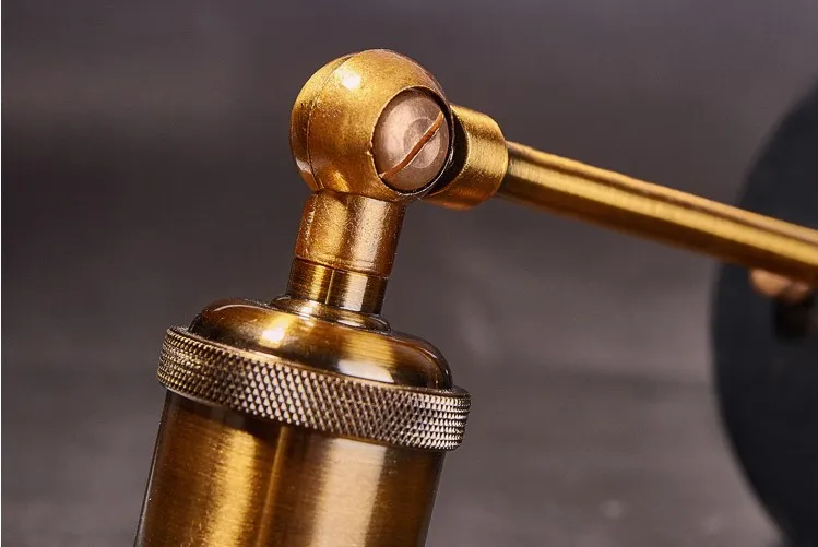 Tanie Kinkiet przemysłowy 60 W, Loft kinkiet retro Vintage z klosz szklany Lamparas De Pared Arandelas